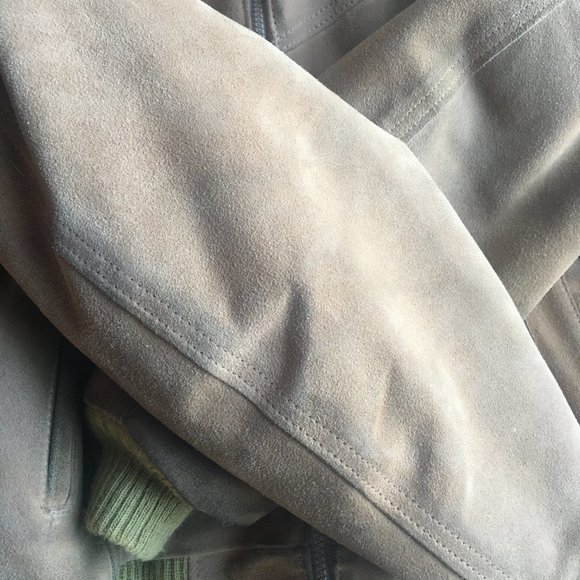 Men's Vintage Suede Jacket with hood - Picture 10 of 11